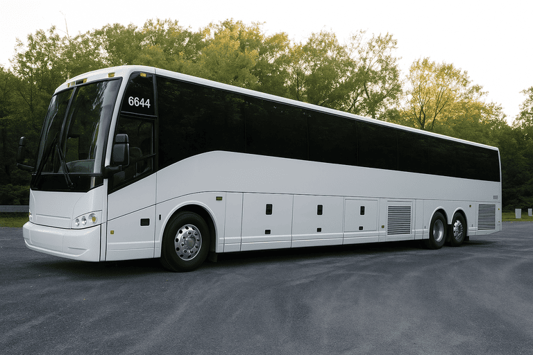exterior of Milwaukee Coach Bus Service coach bus